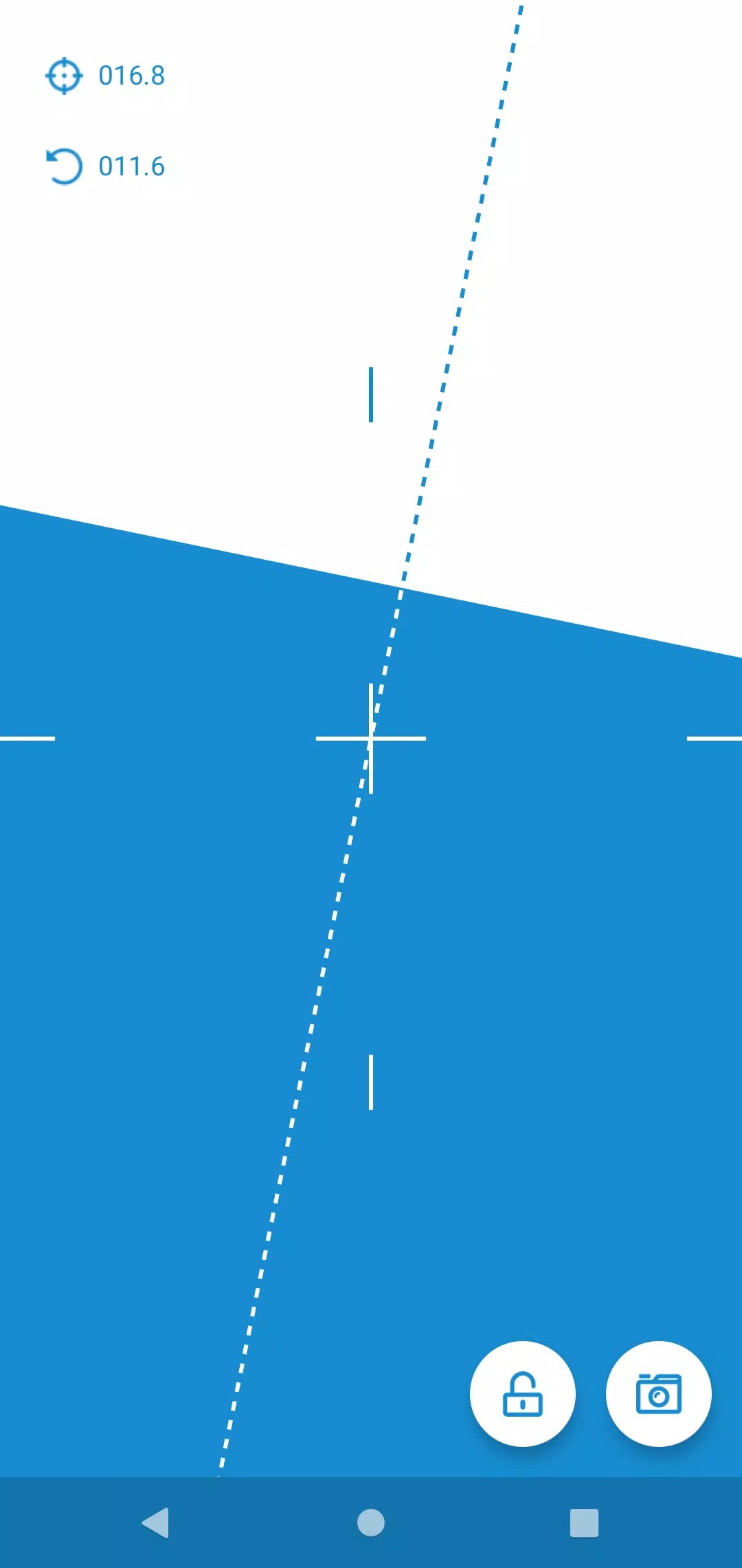 Clinometer screenshot