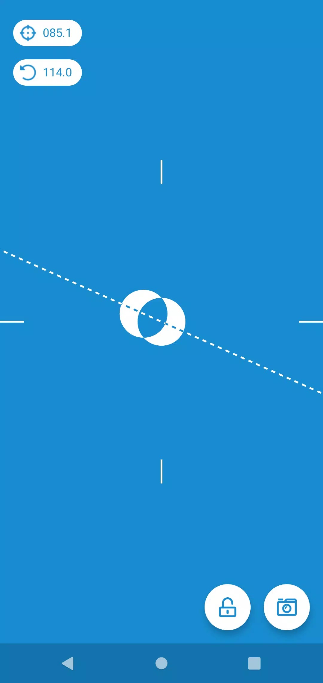 Clinometer screenshot