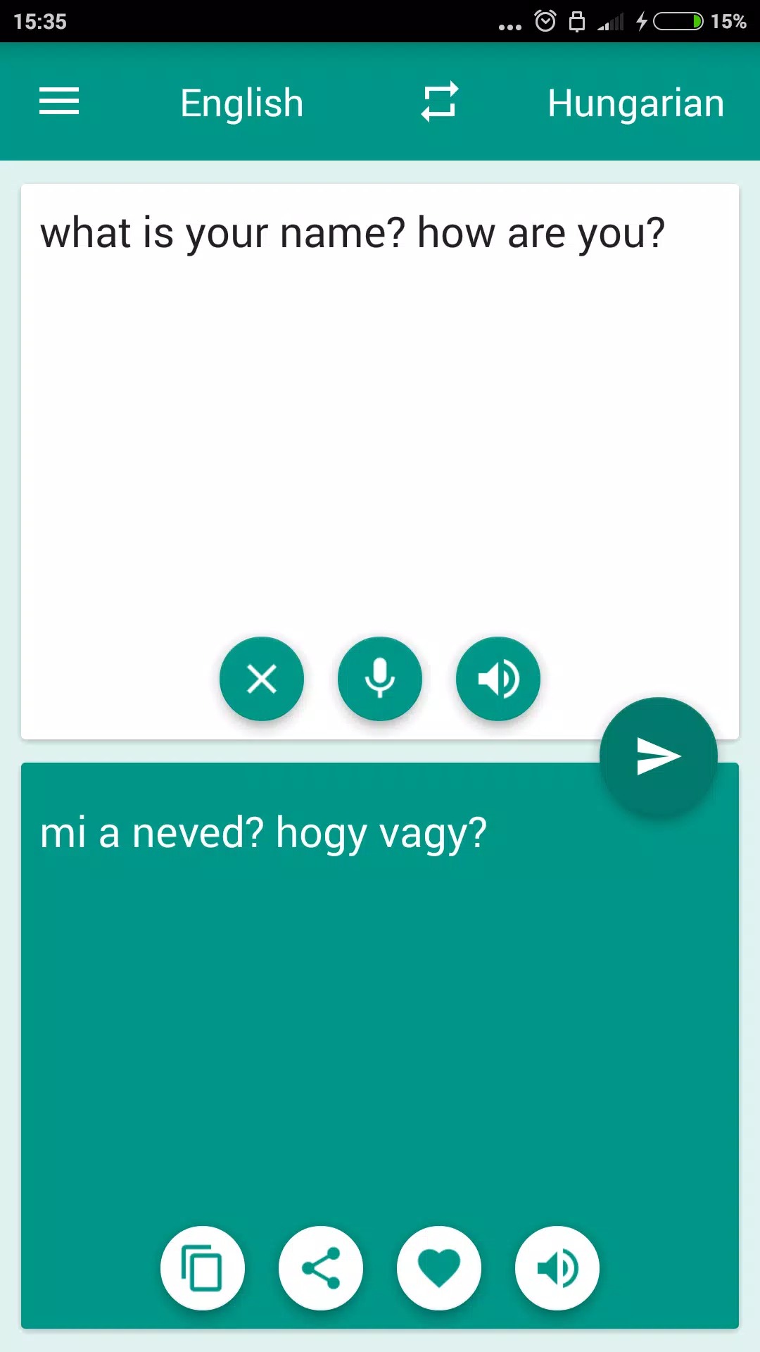 Hungarian-English Translator screenshot