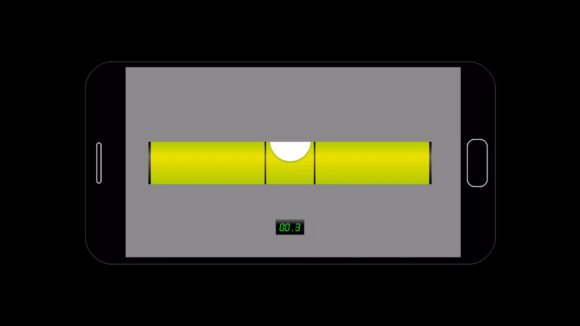 Spirit level / bubble level screenshot