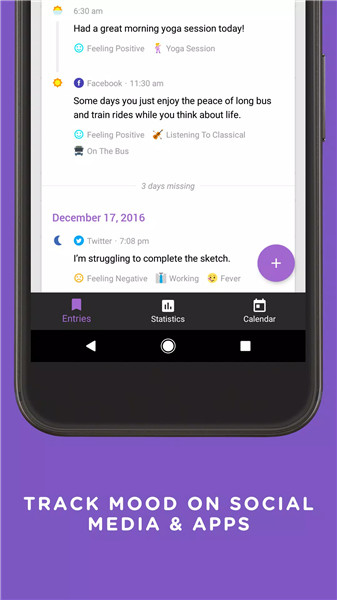 MoodCast Diary - Mood Tracker screenshot