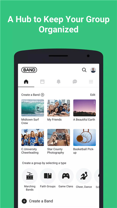 BAND - App for all groups screenshot