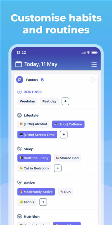 Symptom & Mood Tracker screenshot