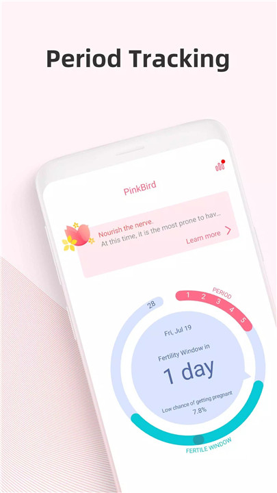 Period tracker by PinkBird screenshot