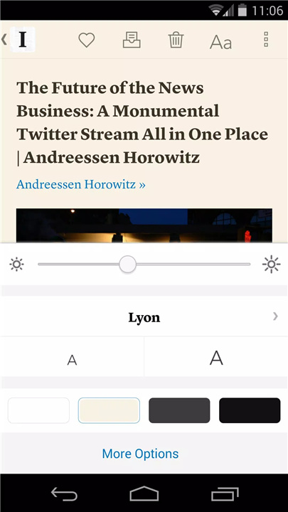 Instapaper screenshot