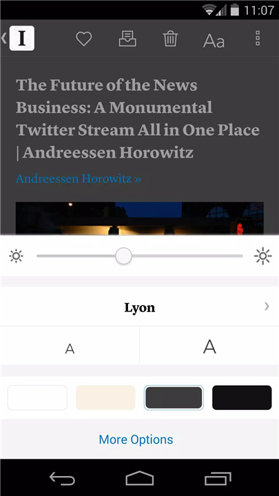 Instapaper screenshot