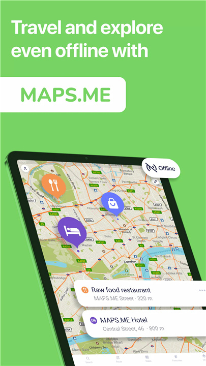 MAPS.ME: Offline maps screenshot