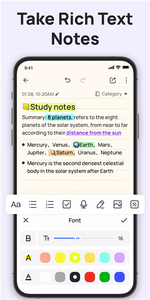 Mind Note - Folder Notes App screenshot