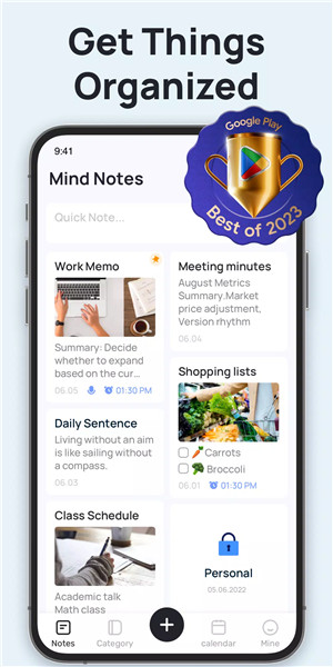 Mind Note - Folder Notes App screenshot