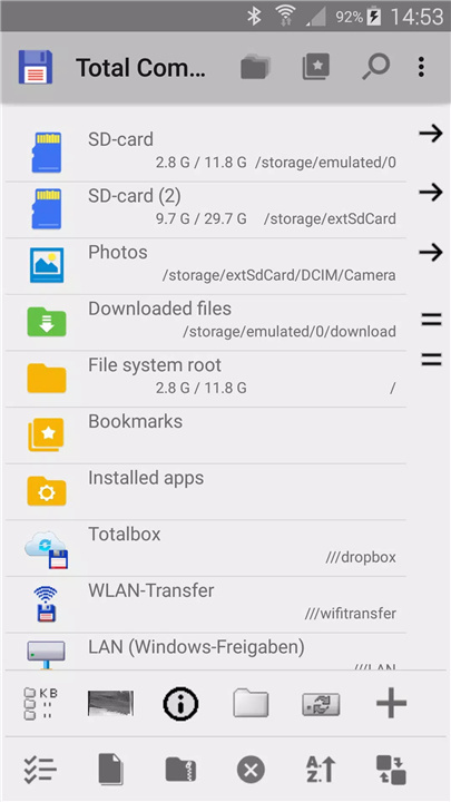 Total Commander - file manager screenshot