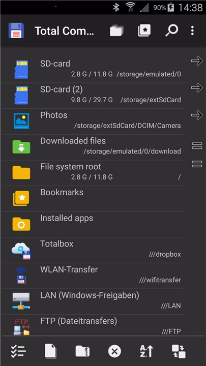 Total Commander - file manager screenshot