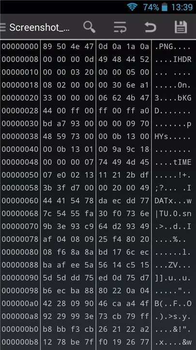 HEX Editor screenshot