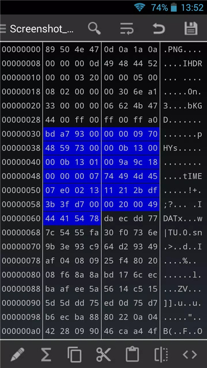 HEX Editor screenshot