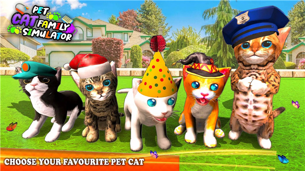 Pet Cat Simulator Cat Games screenshot