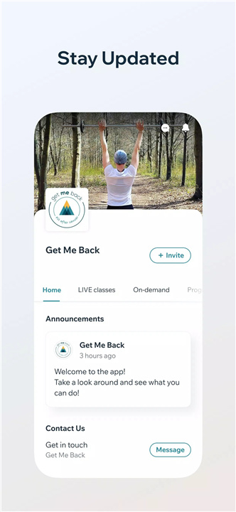 Get Me Back: Fit after cancer screenshot