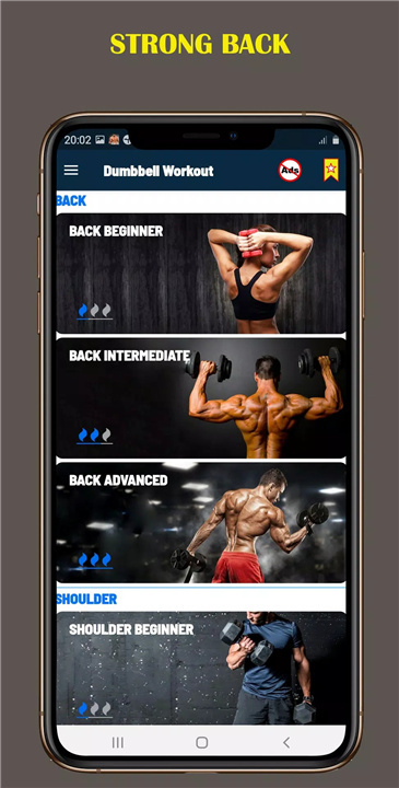 Dumbbell Home - Gym Workout screenshot