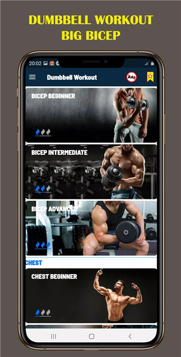 Dumbbell Home - Gym Workout screenshot