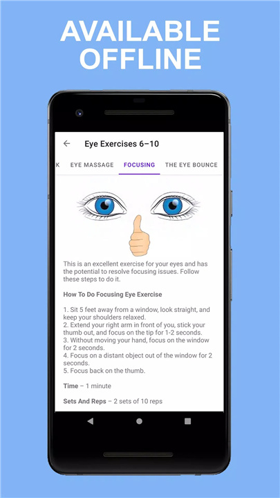 Eye Exercise: Improve Eyesight screenshot