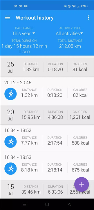 Caynax - Running & Cycling GPS screenshot