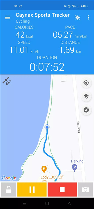 Caynax - Running & Cycling GPS screenshot