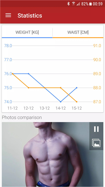 Abs workout A6W screenshot