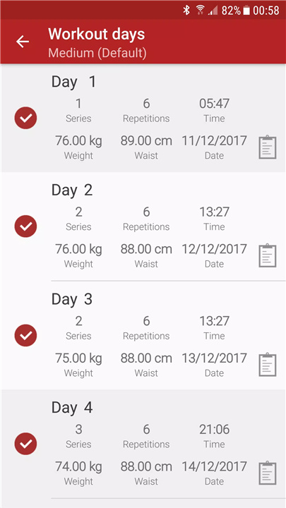 Abs workout A6W screenshot