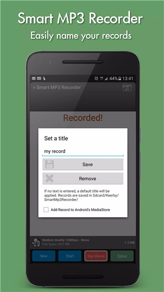 Smart MP3 Recorder screenshot