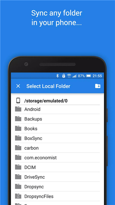 Dropsync: Autosync for Dropbox screenshot