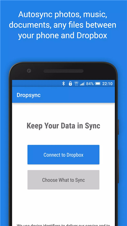 Dropsync: Autosync for Dropbox screenshot