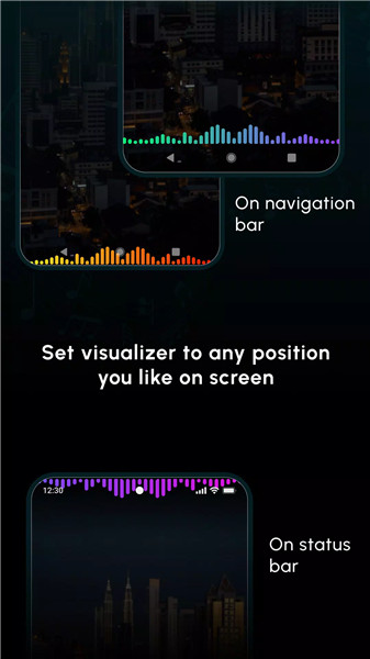 Floating Music Visualizer screenshot