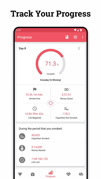 Quit Tracker: Stop Smoking screenshot