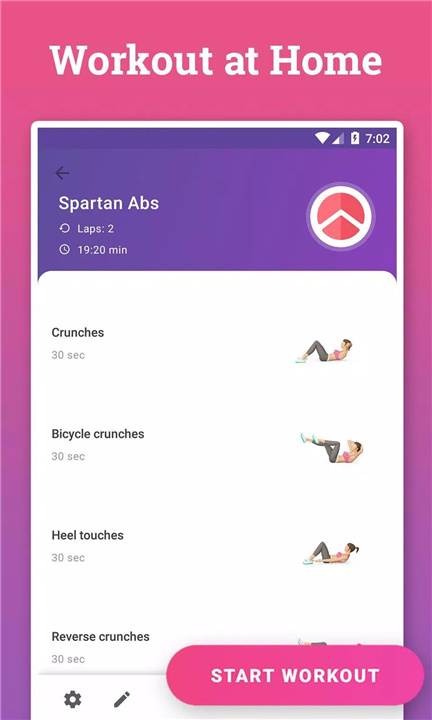 Absbee: Core & Stomach Workout screenshot