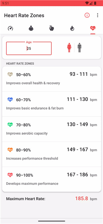 BMI Calculator screenshot