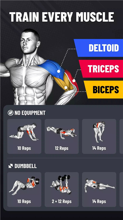 Arm Workout - Biceps Exercise screenshot