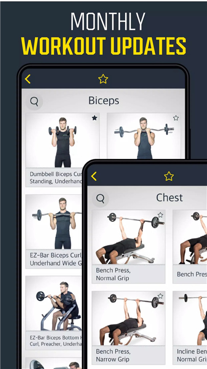 Gym Workout Planner & Tracker screenshot