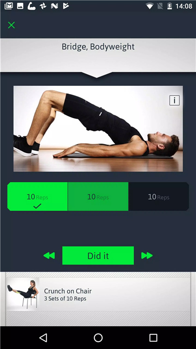 Home Workouts Personal Trainer screenshot