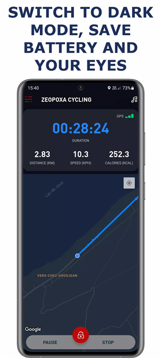 Cycling app - Bike Tracker screenshot