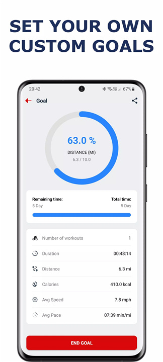 Cycling app - Bike Tracker screenshot