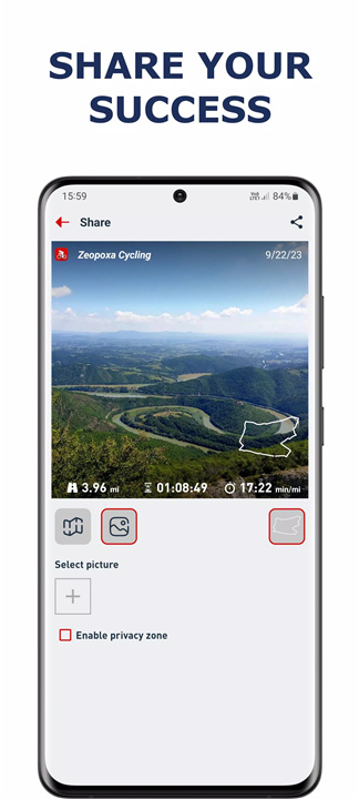 Cycling app - Bike Tracker screenshot