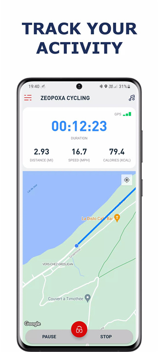 Cycling app - Bike Tracker screenshot