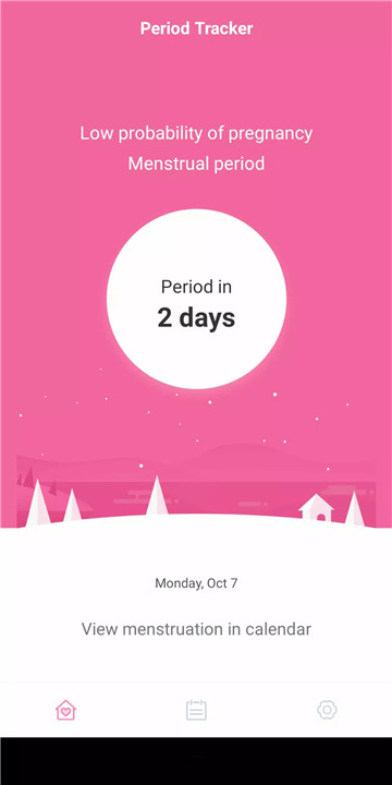 Period tracker - menstruation screenshot