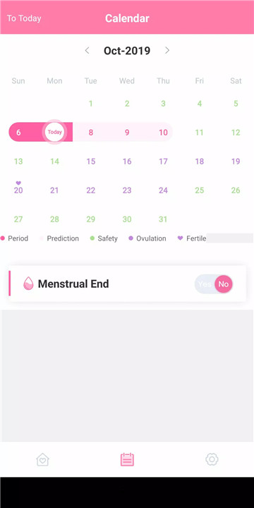 Period tracker - menstruation screenshot