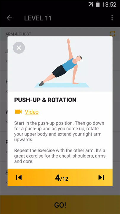 Home Workout for Men screenshot