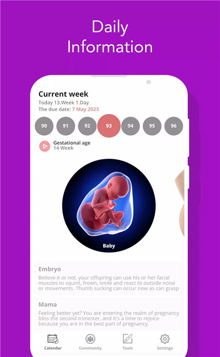 Pregnancy Tracker and Baby screenshot