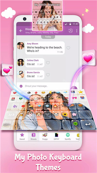 My Photo Keyboard Themes screenshot