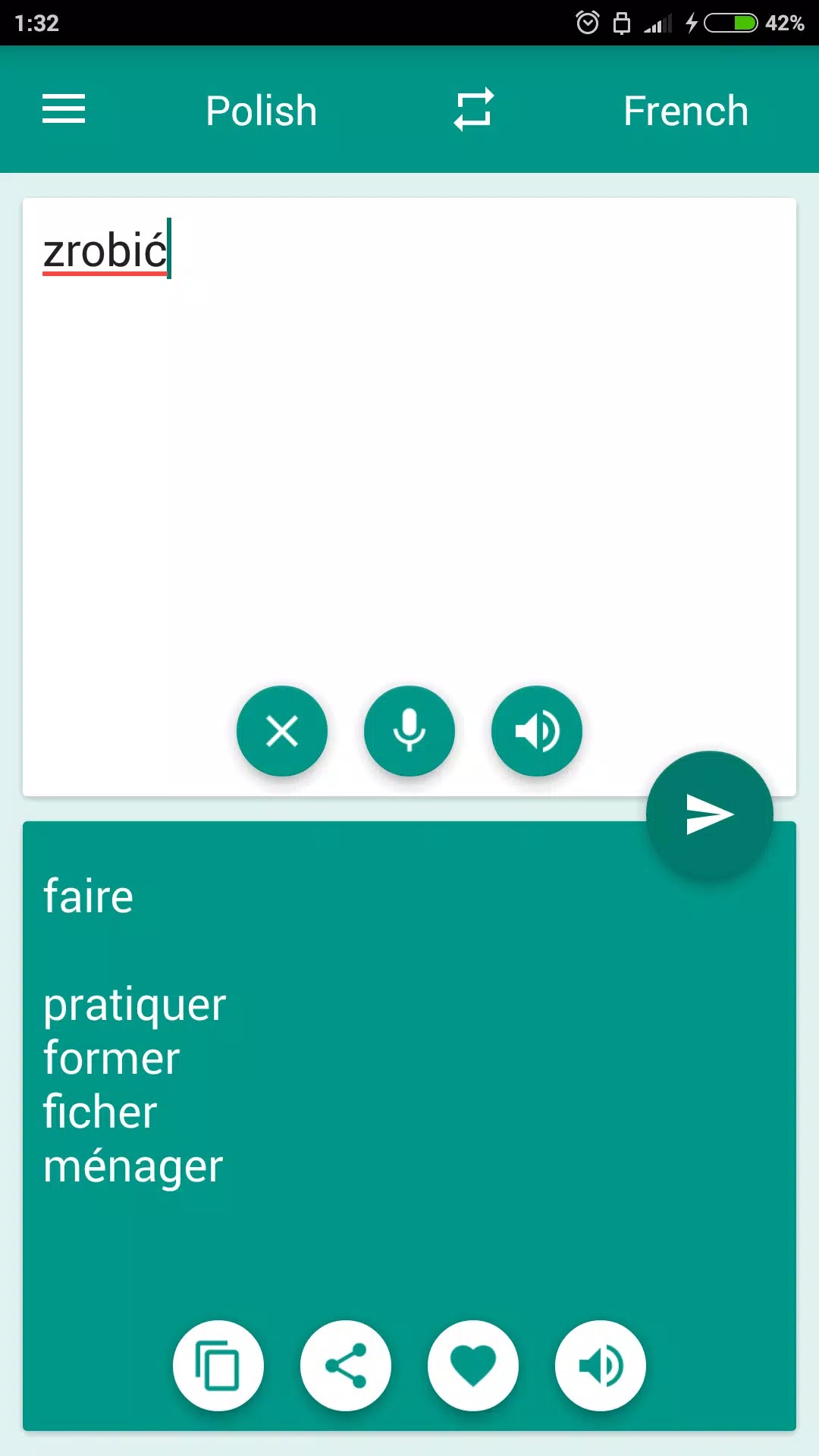 French-Polish Translator screenshot