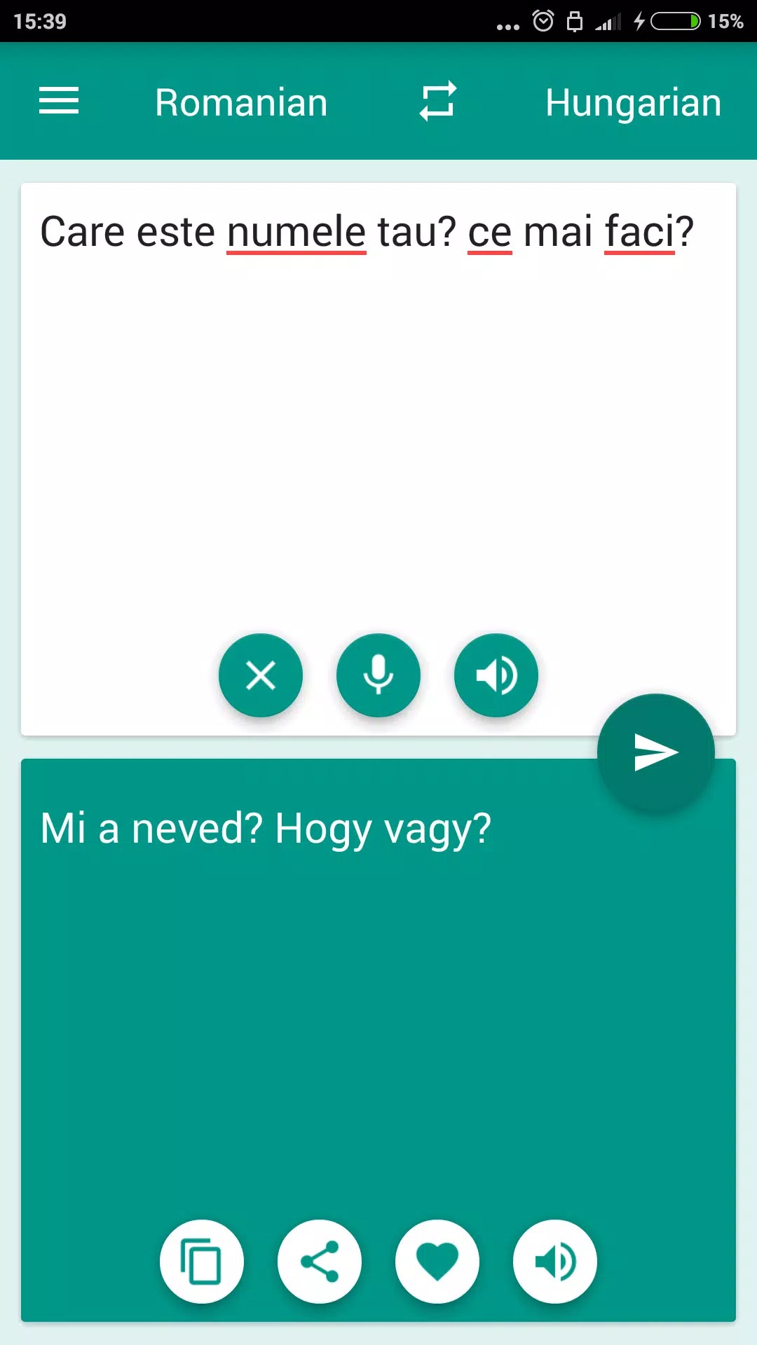 Hungarian-Romanian Translator screenshot