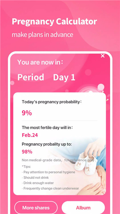 Pregnancy Test & Tracker screenshot