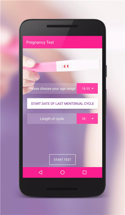 Pregnancy Test screenshot