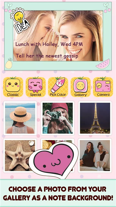 Cute Sticky Notes Widget screenshot